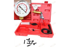 2 In 1 Brake Bleeder & Vacuum Pump Gauge Test Tuner Kit Tools DIY Hand Tools